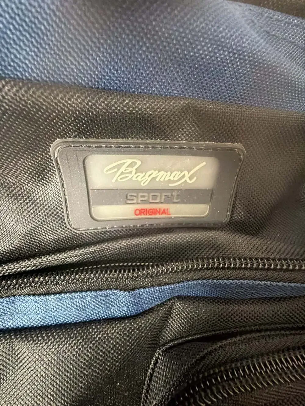 Bagmax Sport Original Multi-Pocket Backpack Style No. BP-301 Black and Blue